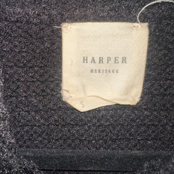 Harper Heritage Black Chunky Knit Sweater with Textured Bubble Sleeves Size S - Picture 4 of 4
